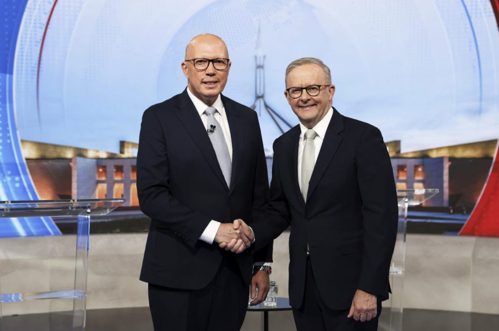 Leaders Debate; Image Source- 9News pool